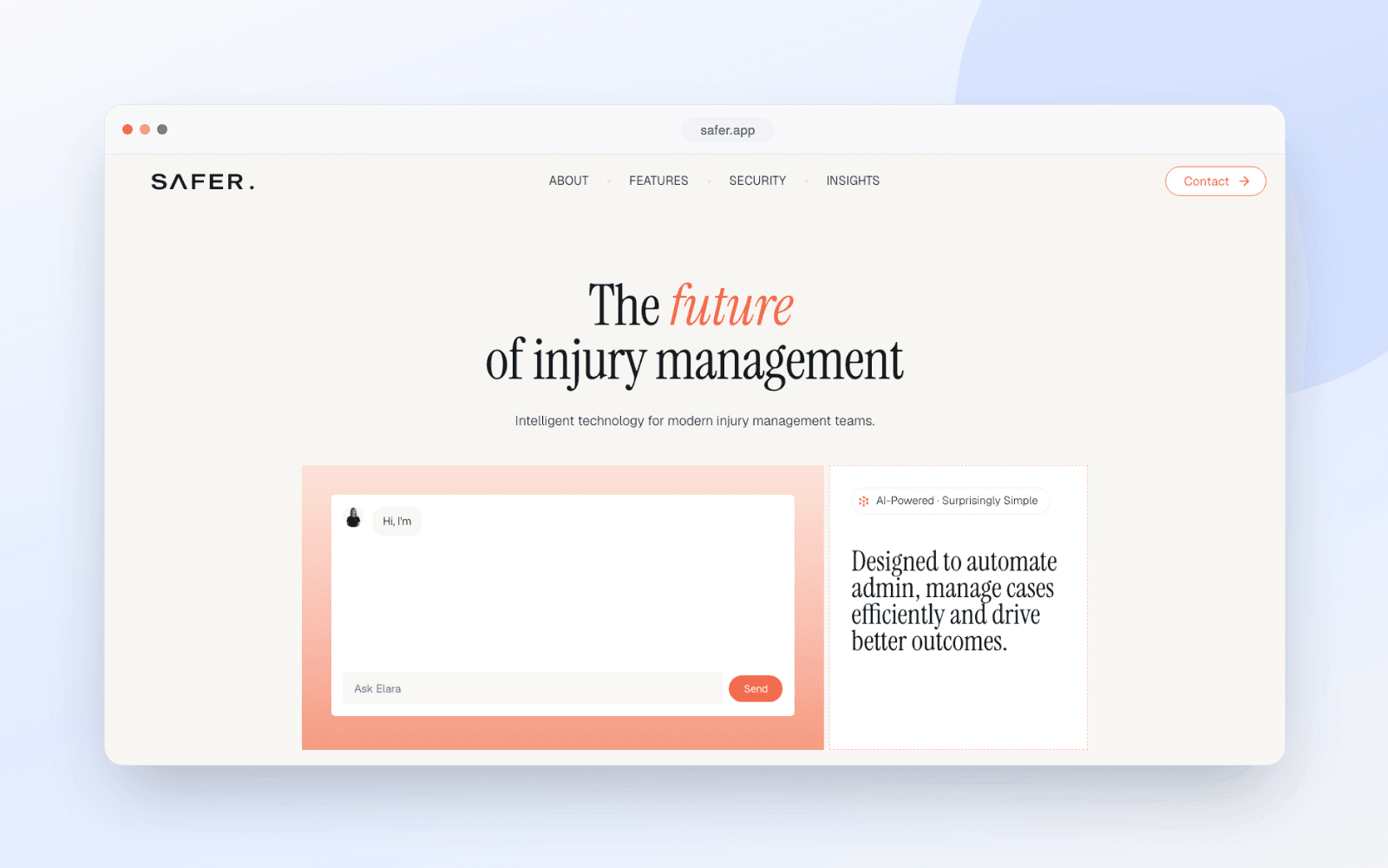 Safer, an AI-powered injury management platform